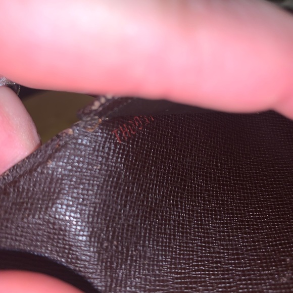 LOUIS VUITTON DAMIER EBENE SARAH WALLET - Picture 9 of 10